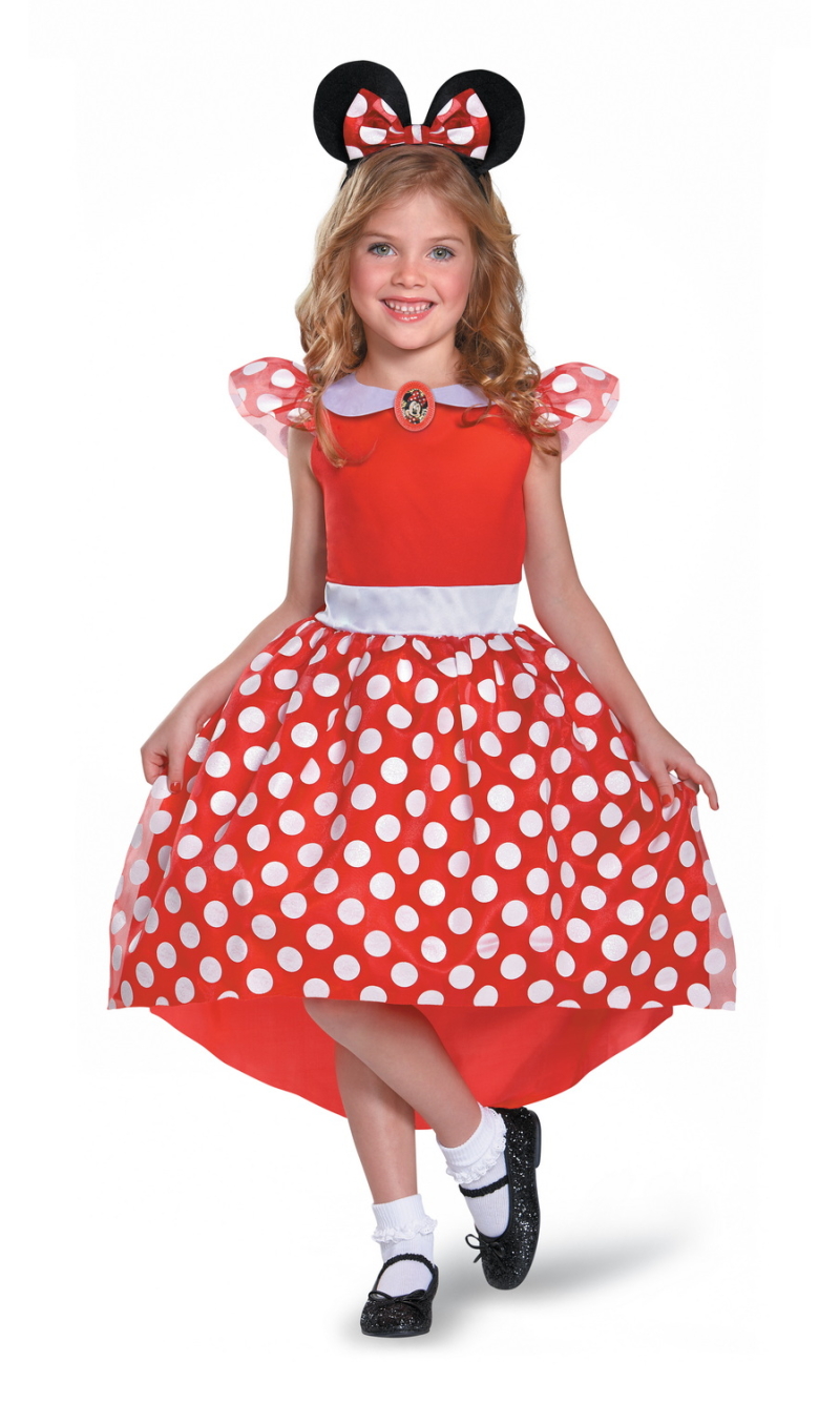 Official Disney License Red Minnie Classic (XS) - Age 3 to 4 Years