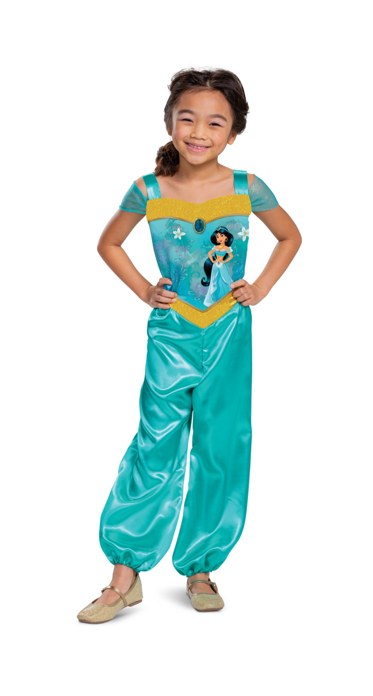 Official Disney License Princess Jasmine Basic Plus (S) - Age 5 to 6 Years
