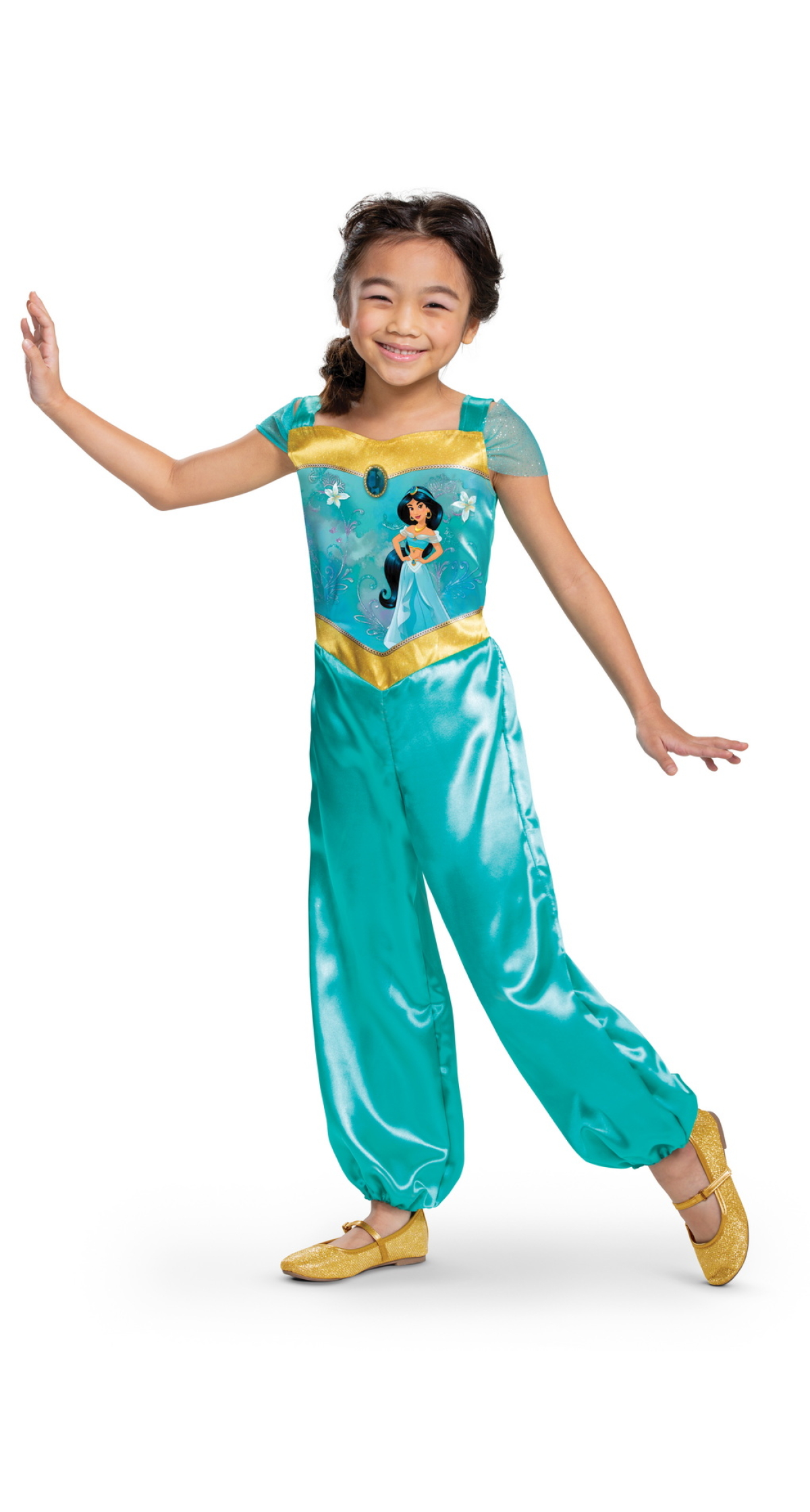 Official Disney License Princess Jasmine Basic Plus (XS) - Age 3 to 4 Years