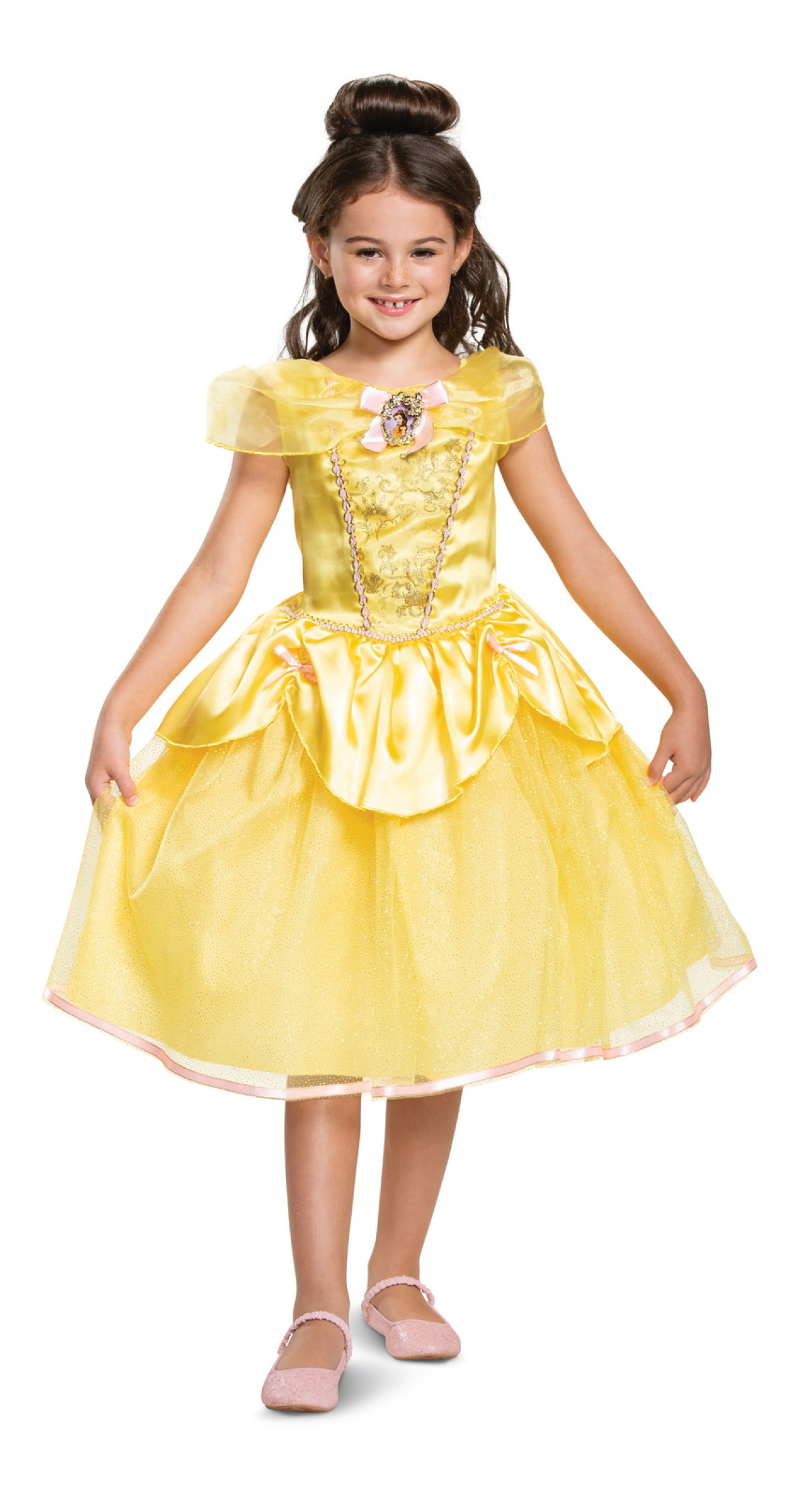 Official Disney License Princess Belle Deluxe (M) - Age 7 to 8 Years