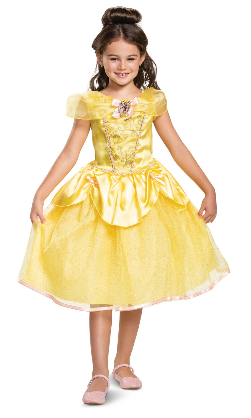 Official Disney License Princess Belle Deluxe (M) - Age 7 to 8 Years