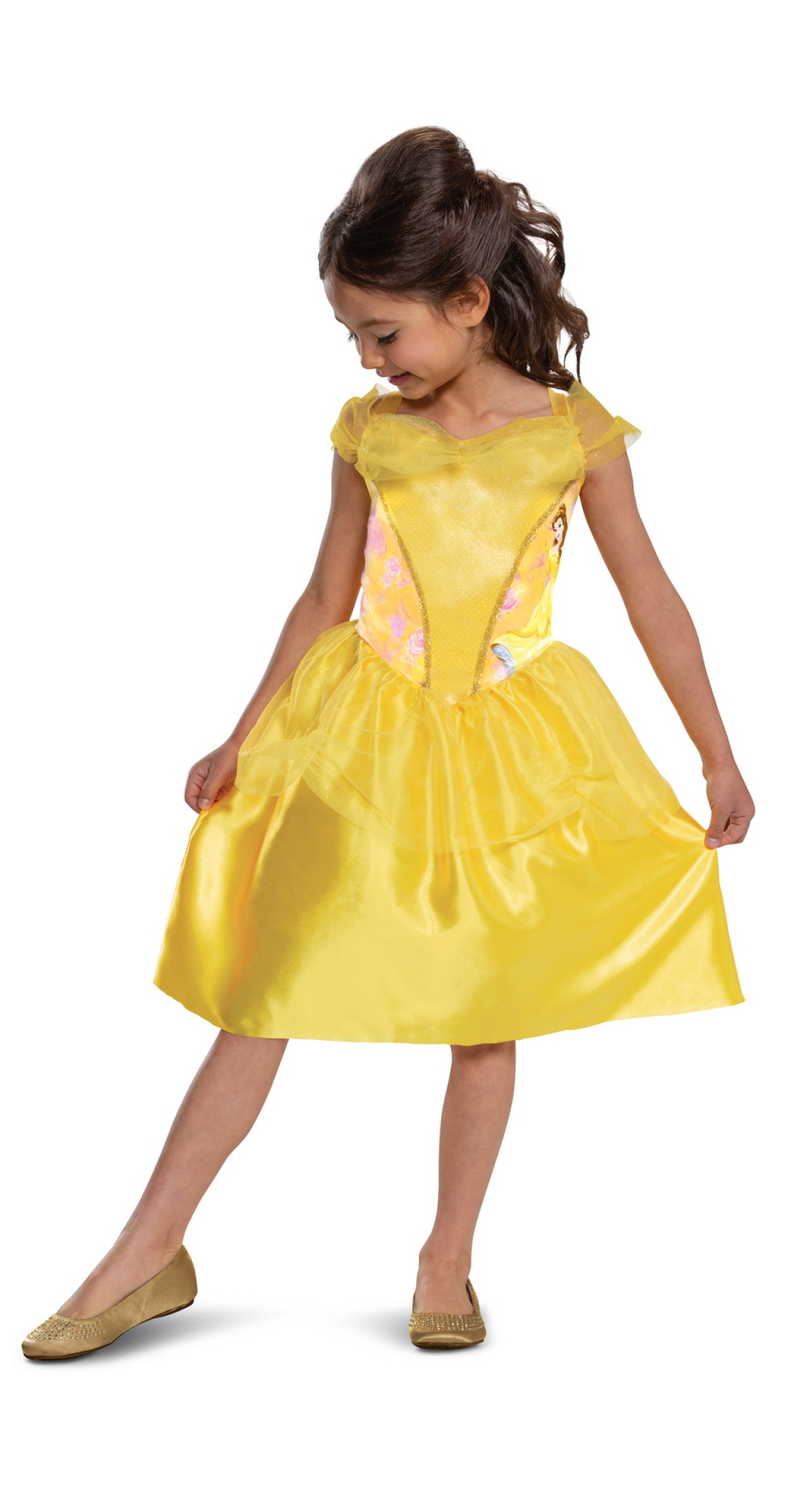 Official Disney License Princess Belle Basic Plus (S) - Age 5 to 6 Years