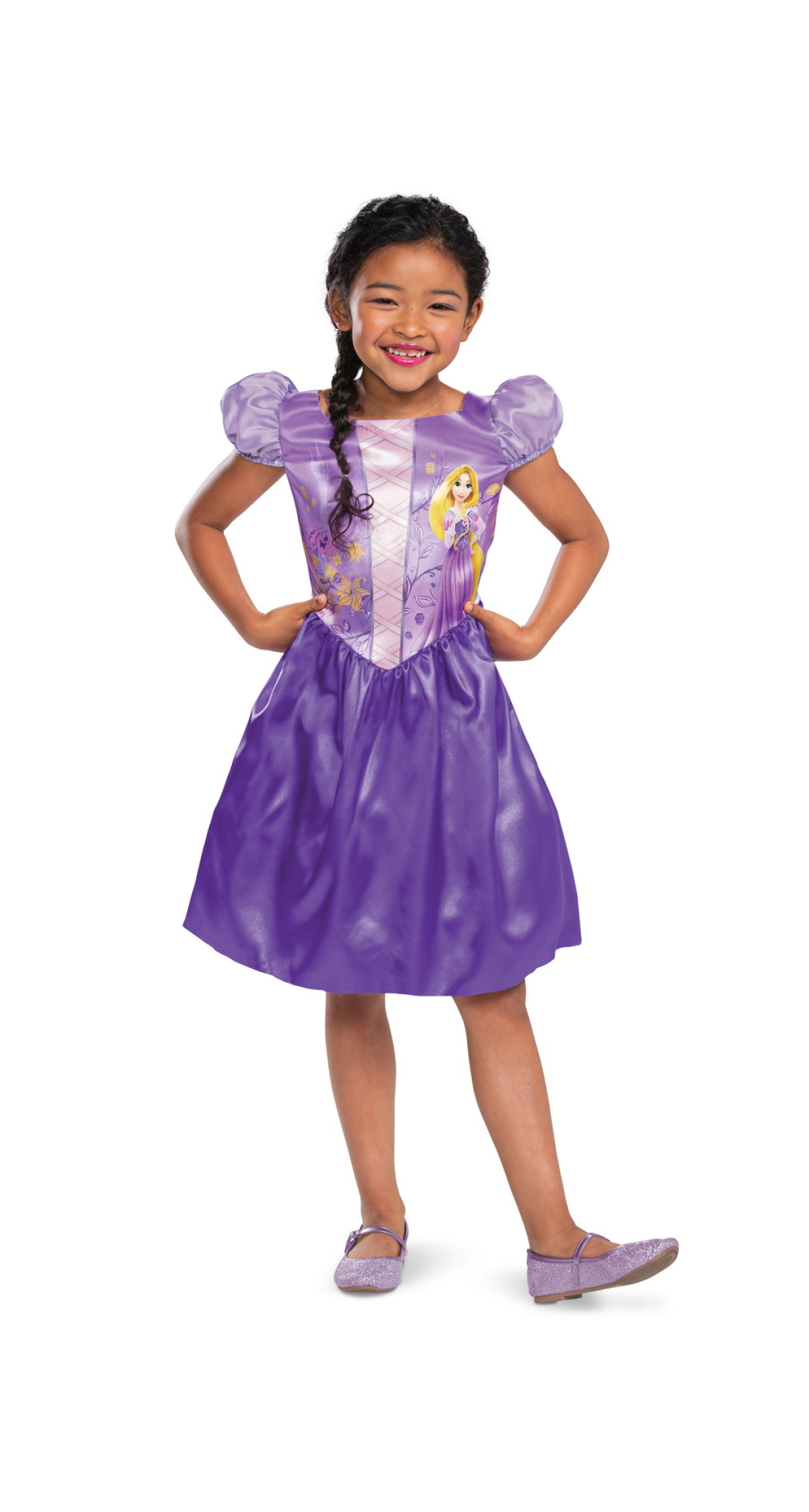 Official Disney License Princess Rapunzel Basic Plus (M) - Age 7 to 8 Years