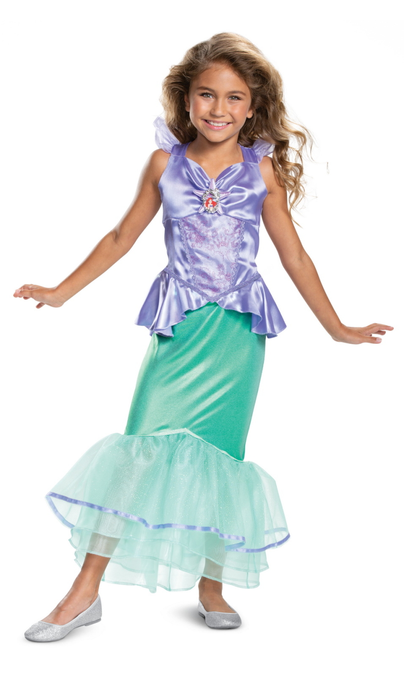 Official Disney License Princess Ariel Deluxe (XS) - Age 3 to 4 Years