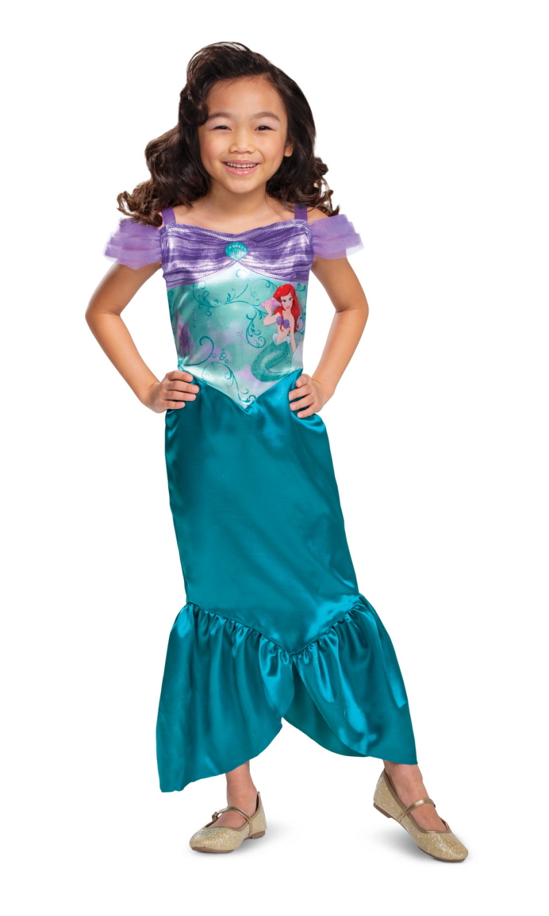 Official Disney License Princess Ariel Basic Plus (S) - Age 5 to 6 Years