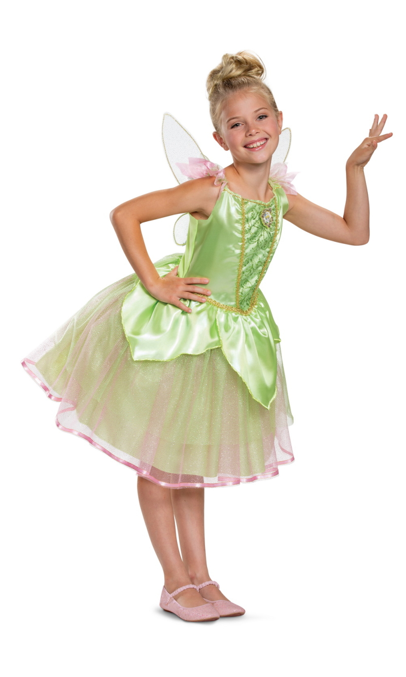 Official Disney License Tinker Bell Deluxe (XS) - Age 3 to 4 Years