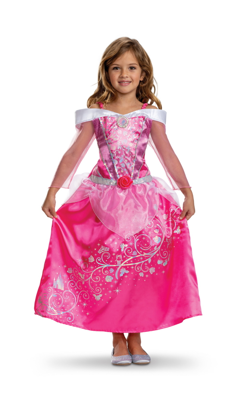 Official Disney License 100th Anniversary Princess Aurora (M) - Age 7 to 8 Years