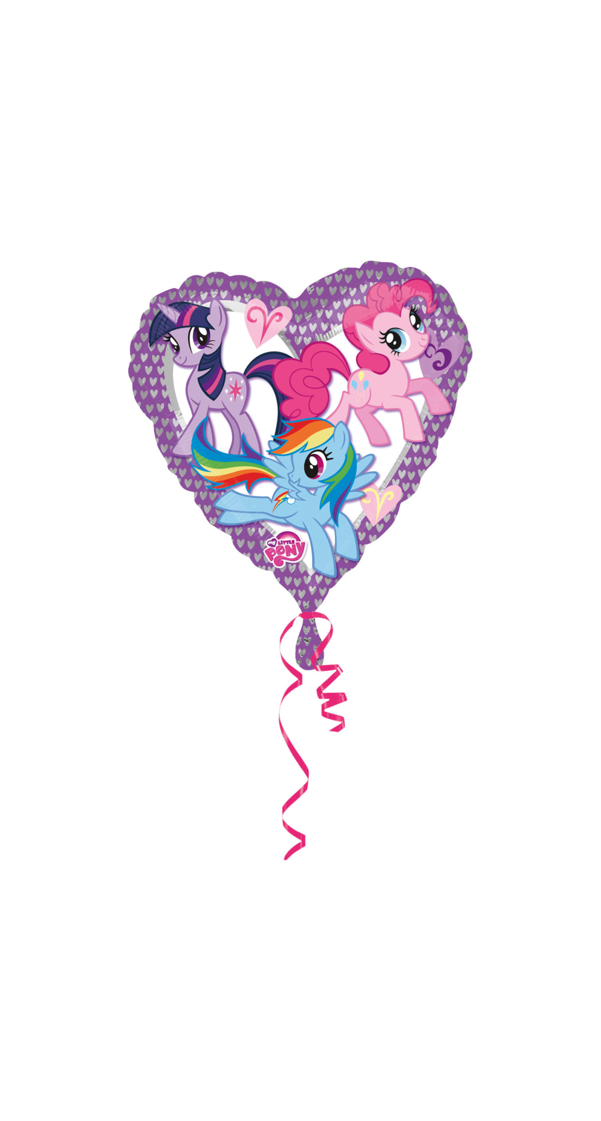 My Little Pony Standard Heart Foil Balloon - 43cm