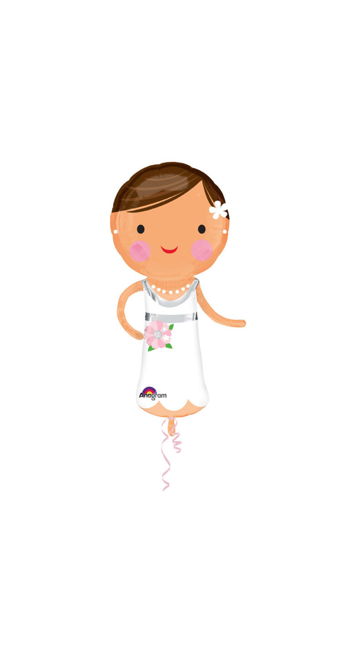 Lovely Bride SuperShape Foil Balloon - 48cm x 101cm