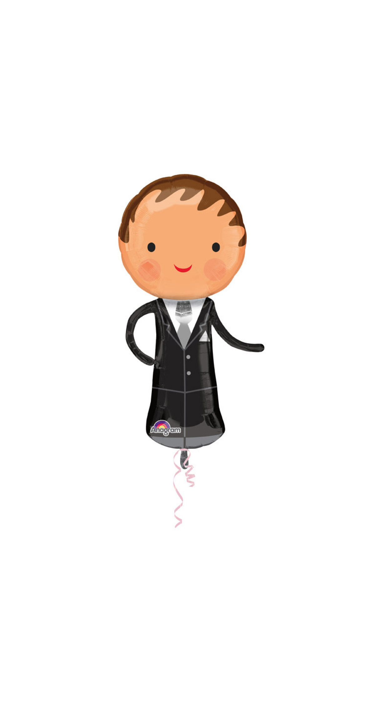 Handsome Groom SuperShape Foil Balloon - 48cm x 101cm