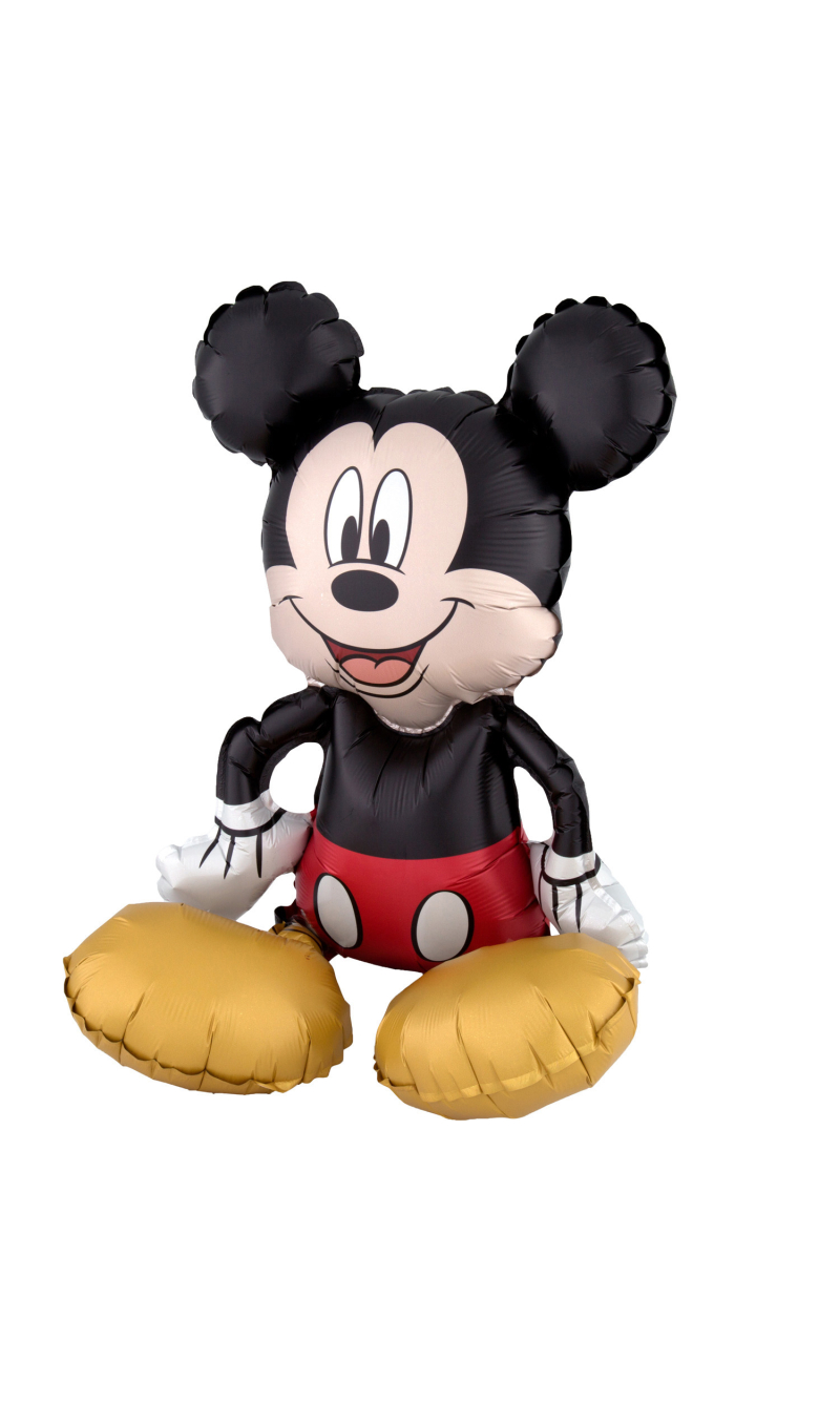 Mickey Mouse Sitter Foil Balloon (Airfill Only) - 45cm x 45cm