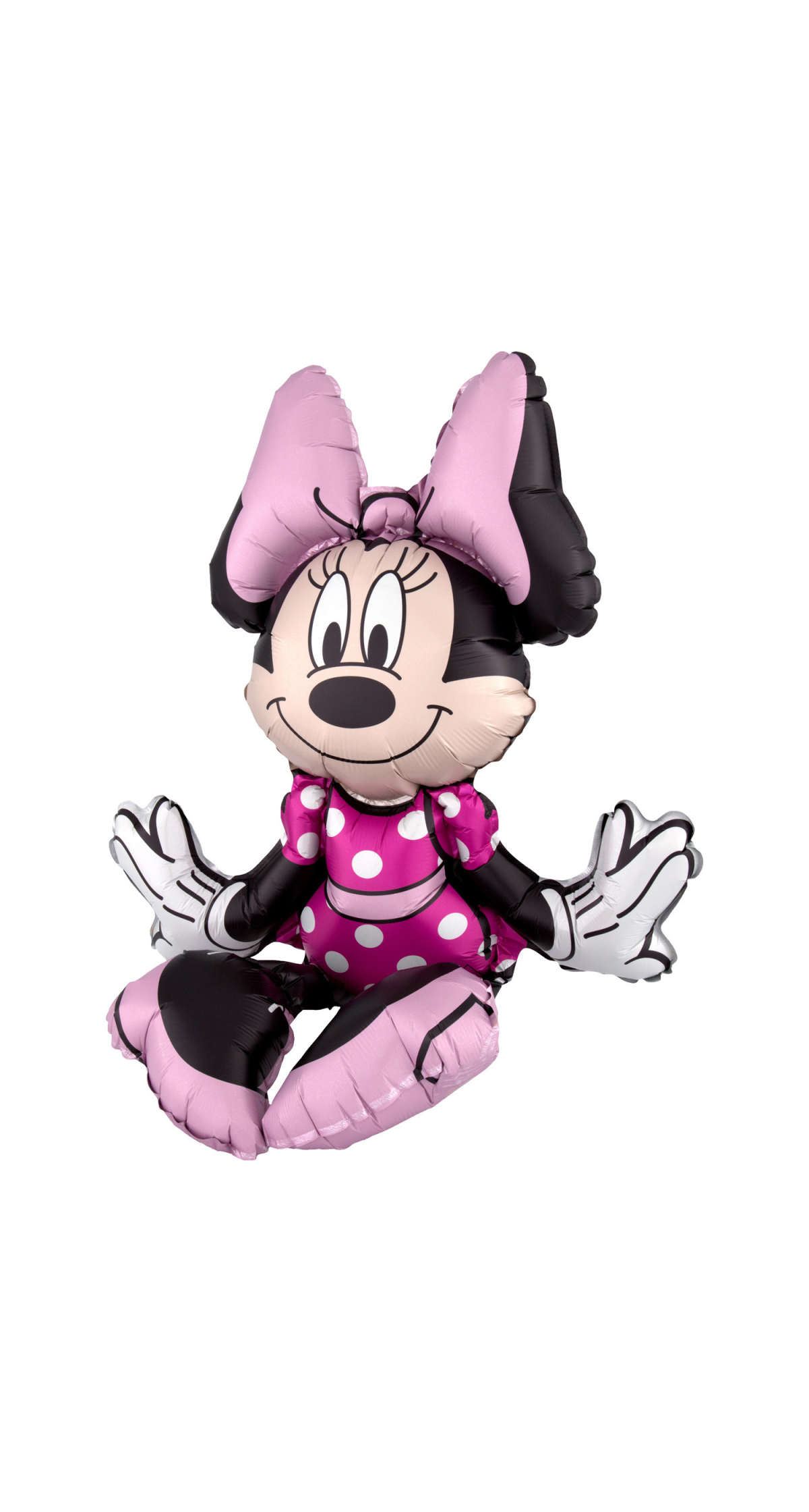 Minnie Mouse Sitter Foil Balloon (Airfill Only) - 45cm x 48cm