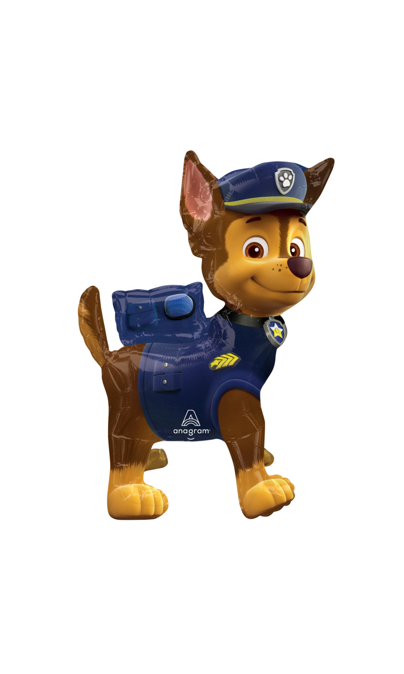 Paw Patrol Chase UltraShape Foil Balloon (Airfill Only) - 45cm x 60cm