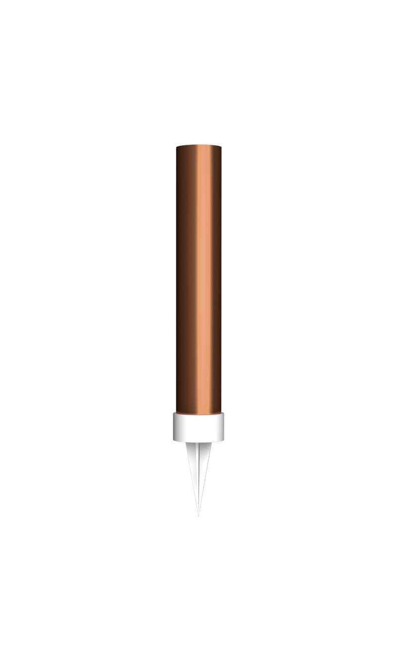Ice Fountain Candle 9.5cm Rose Gold - 2pk
