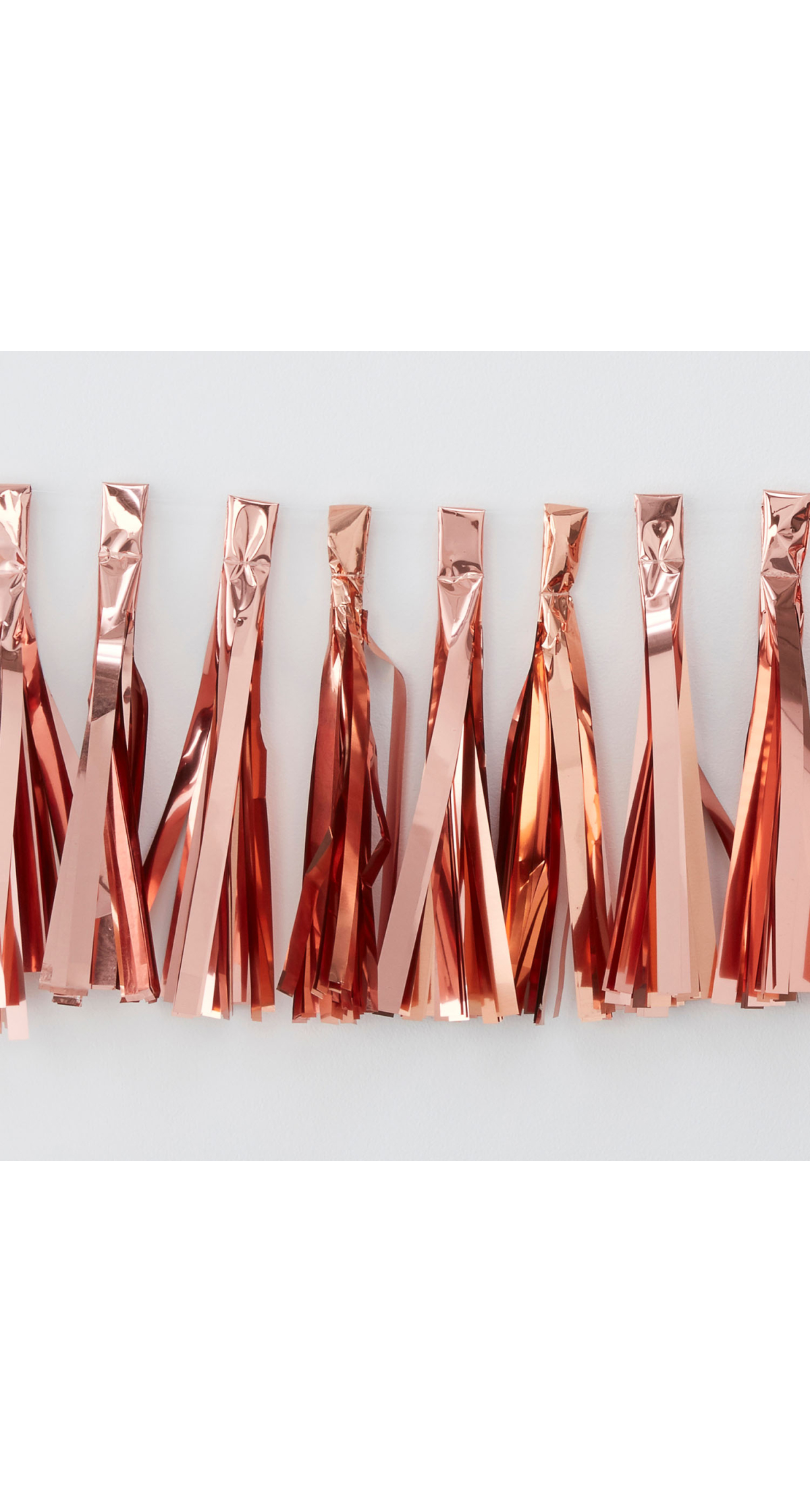 Rose Gold Tassel Garland - 2m