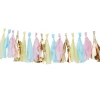 Pastel & Gold Tassel Garland - 2mt