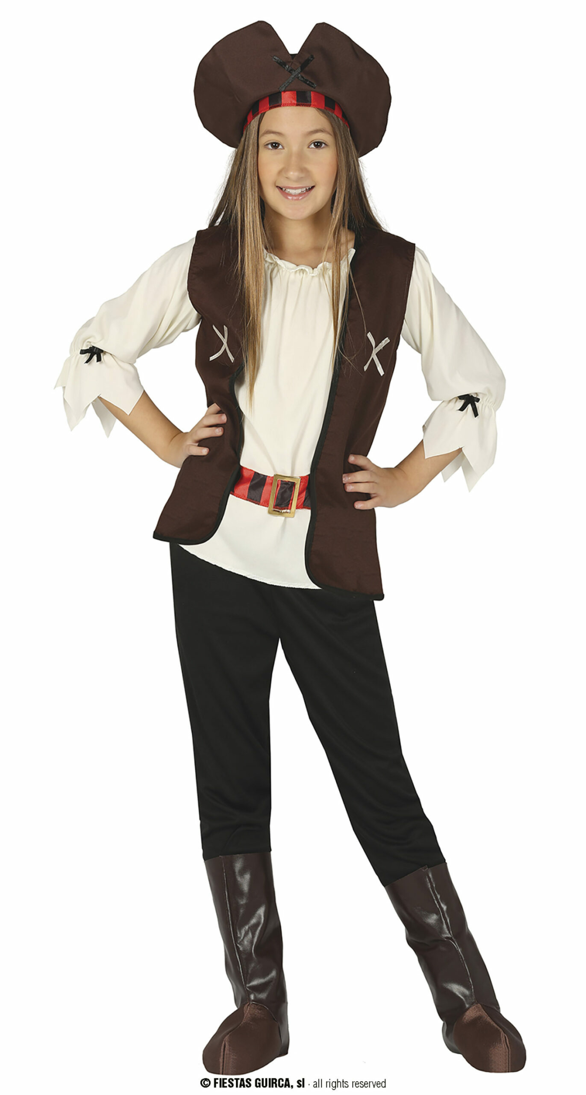 Pirate Of The Seven Seas Girl - Age 10 to 12 Years