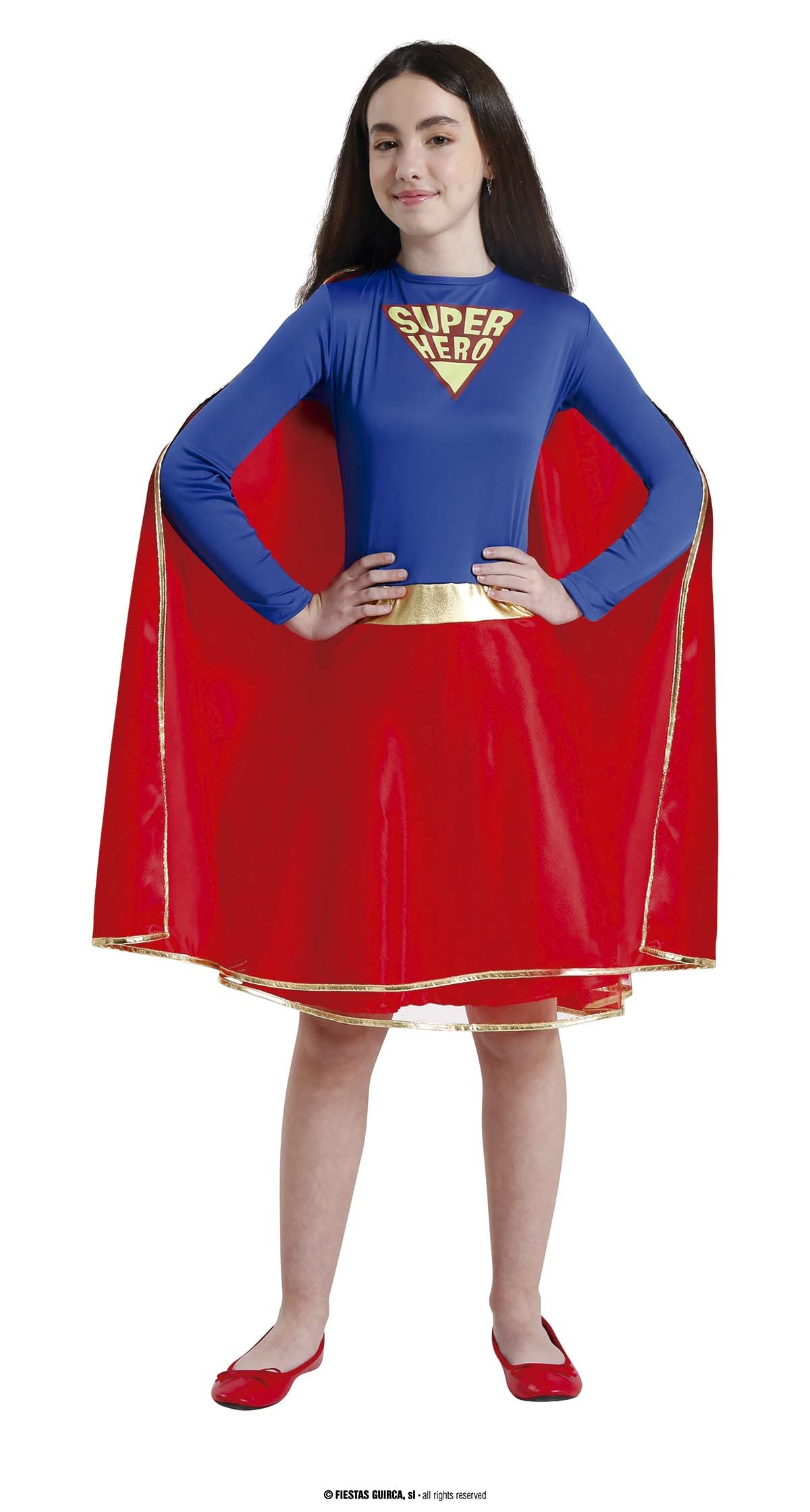 Super Hero Girl Costume - Age 14 to 16 Years
