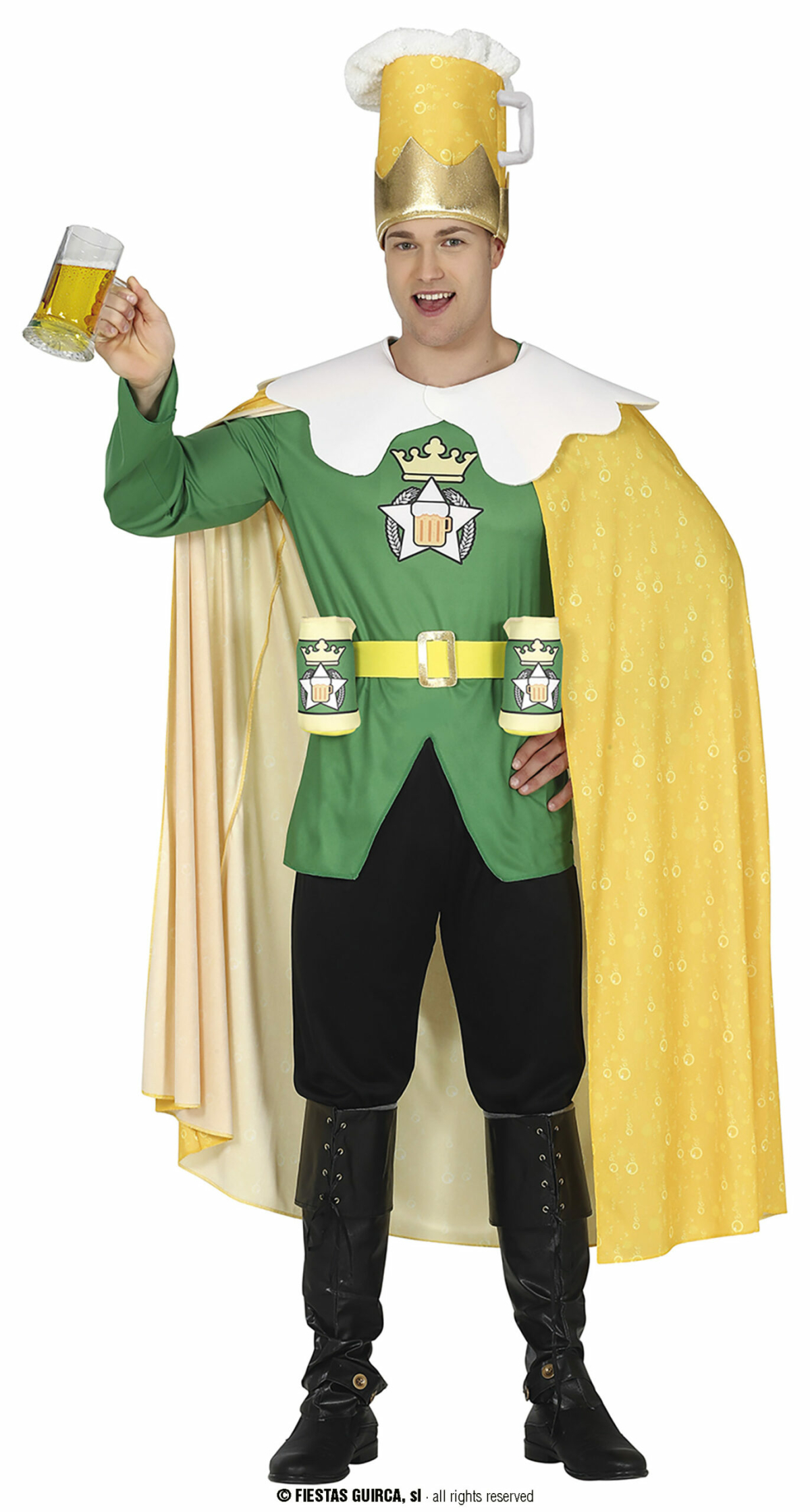 Beer King - Adult Size Medium (48-50)
