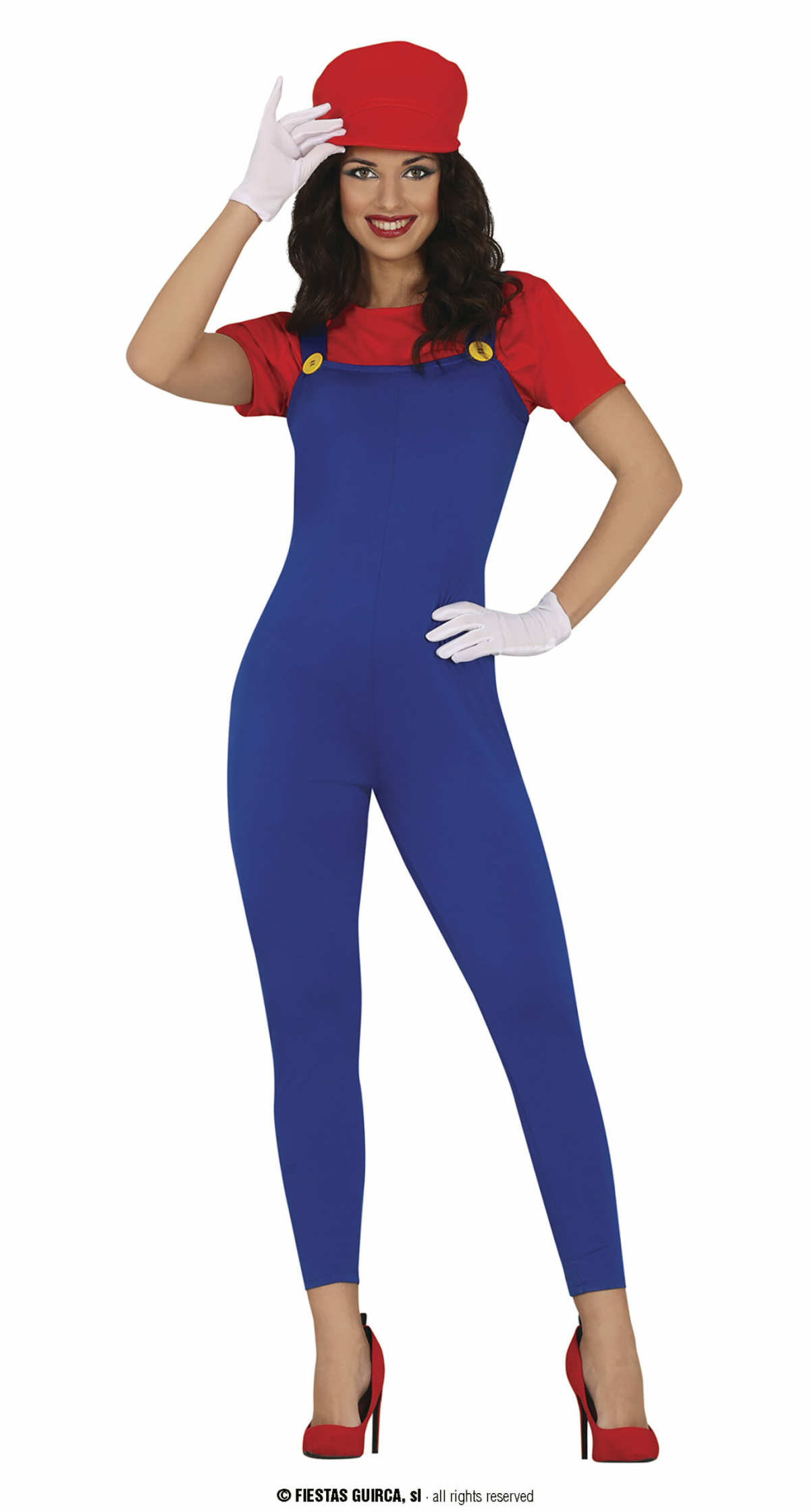 Mario Train Driver Lady - Adult Size Small (36-38)