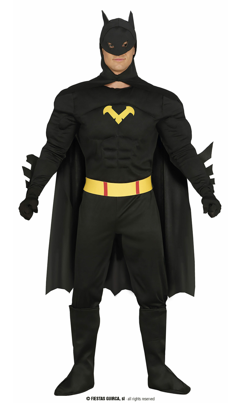 Batman (Black Hero) - Adult Size Small (46-48)