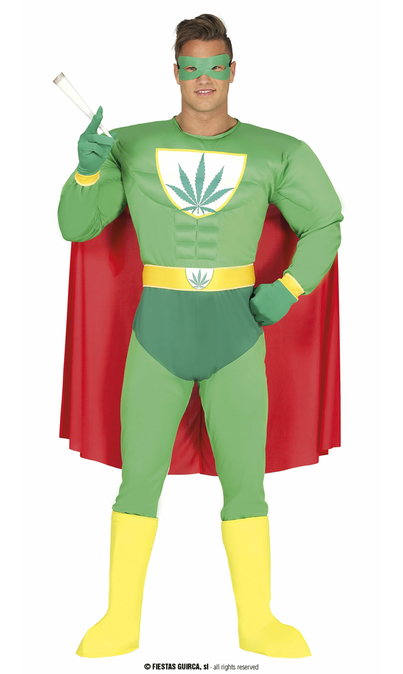 Superhero Marijuana - Adult Size Small (46-48)