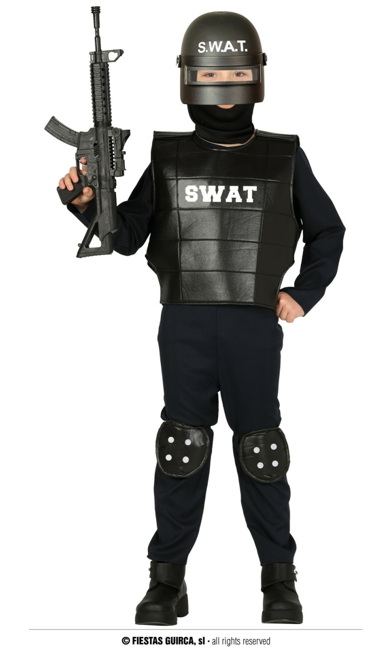 SWAT Team Boy Costume - Age 10 to 12 Years