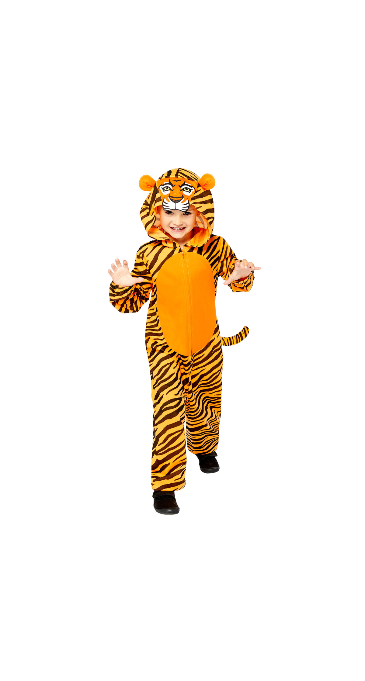 Tiger Animal Onesie Child Costume - Age 6 to 8 Years