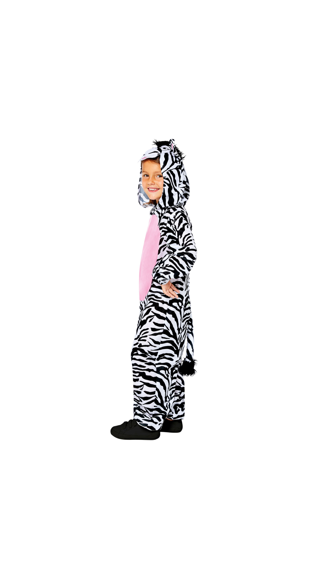 Zebra Animal Onesie Child Costume - Age 4 to 6 Years
