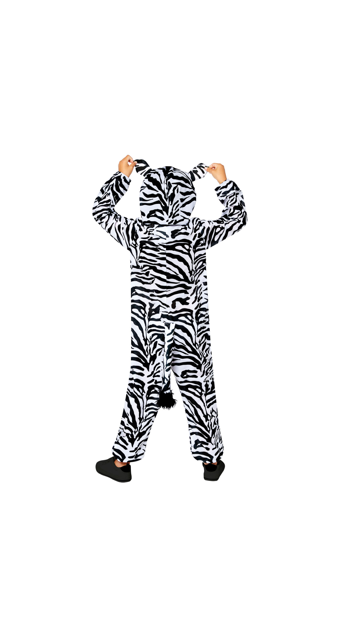 Zebra Animal Onesie Child Costume - Age 8 to 10 Years