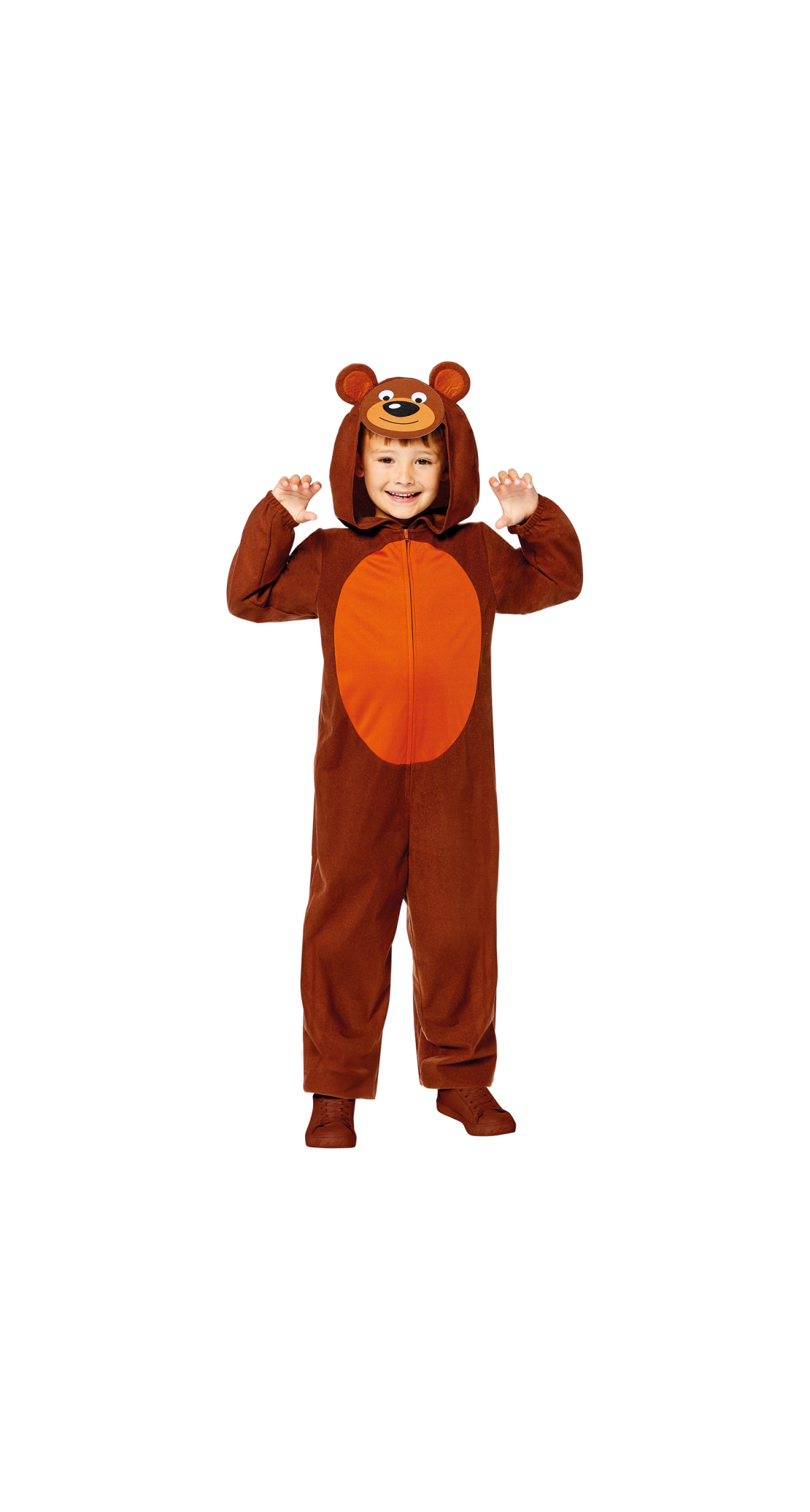 Bear Animal Onesie Child Costume - Age 3 to 4 Years
