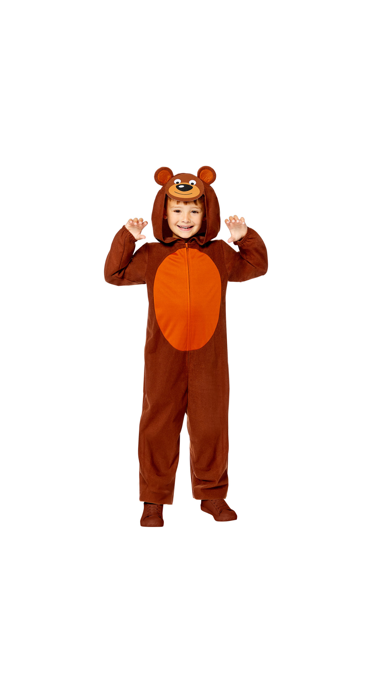 Bear Animal Onesie Child Costume - Age 4 to 6 Years