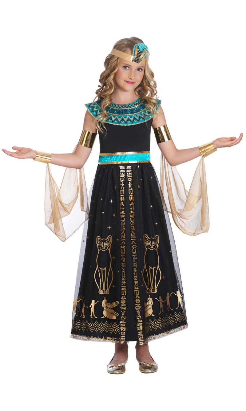 Dazzling Cleopatra Girl Costume - Age 4 to 6 Years