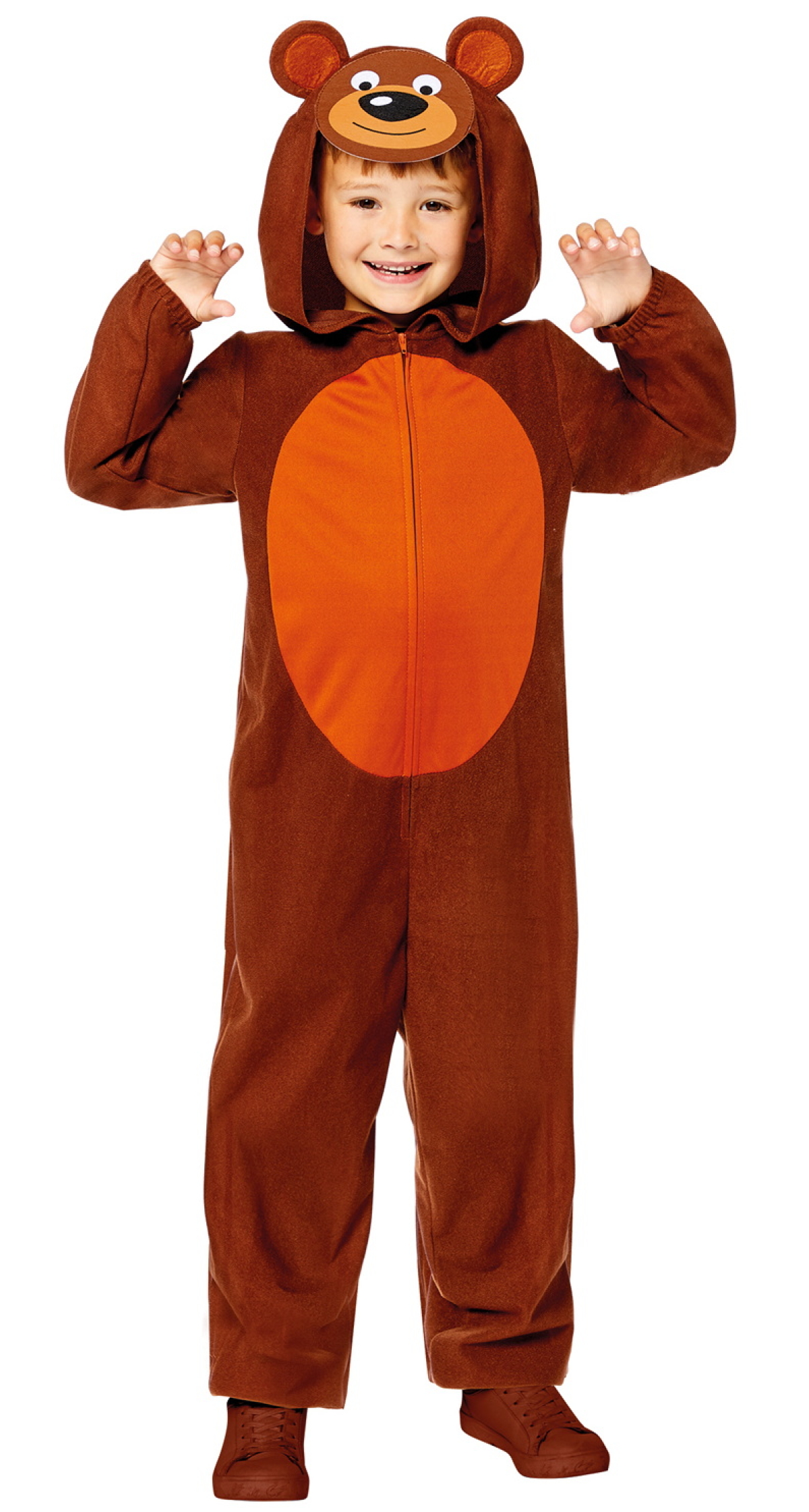 Bear Animal Onesie Child Costume - Age 3 to 4 Years