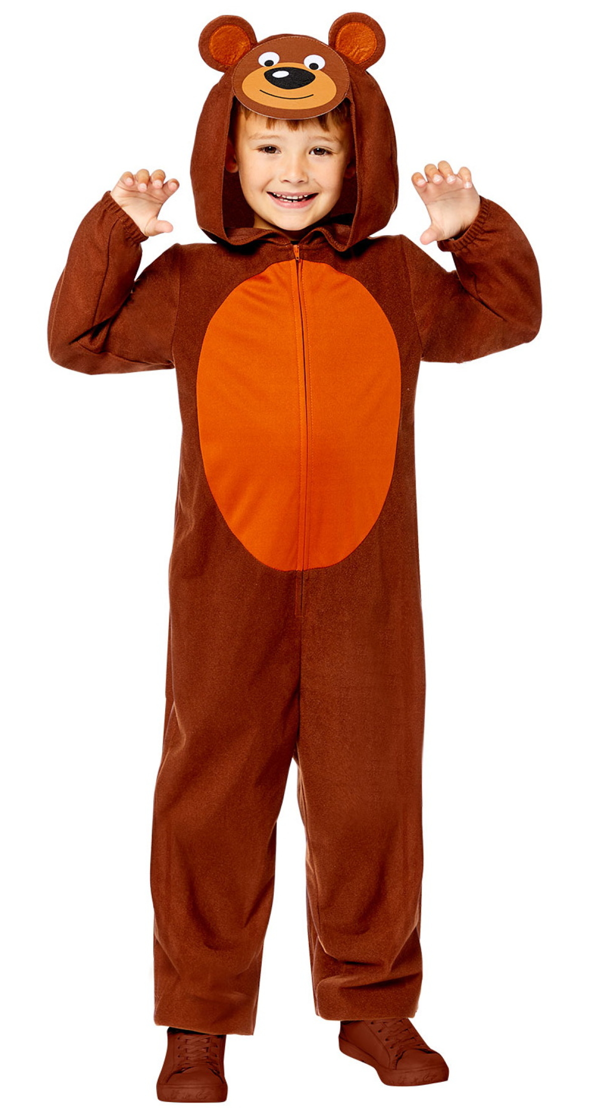 Bear Animal Onesie Child Costume - Age 8 to 10 Years