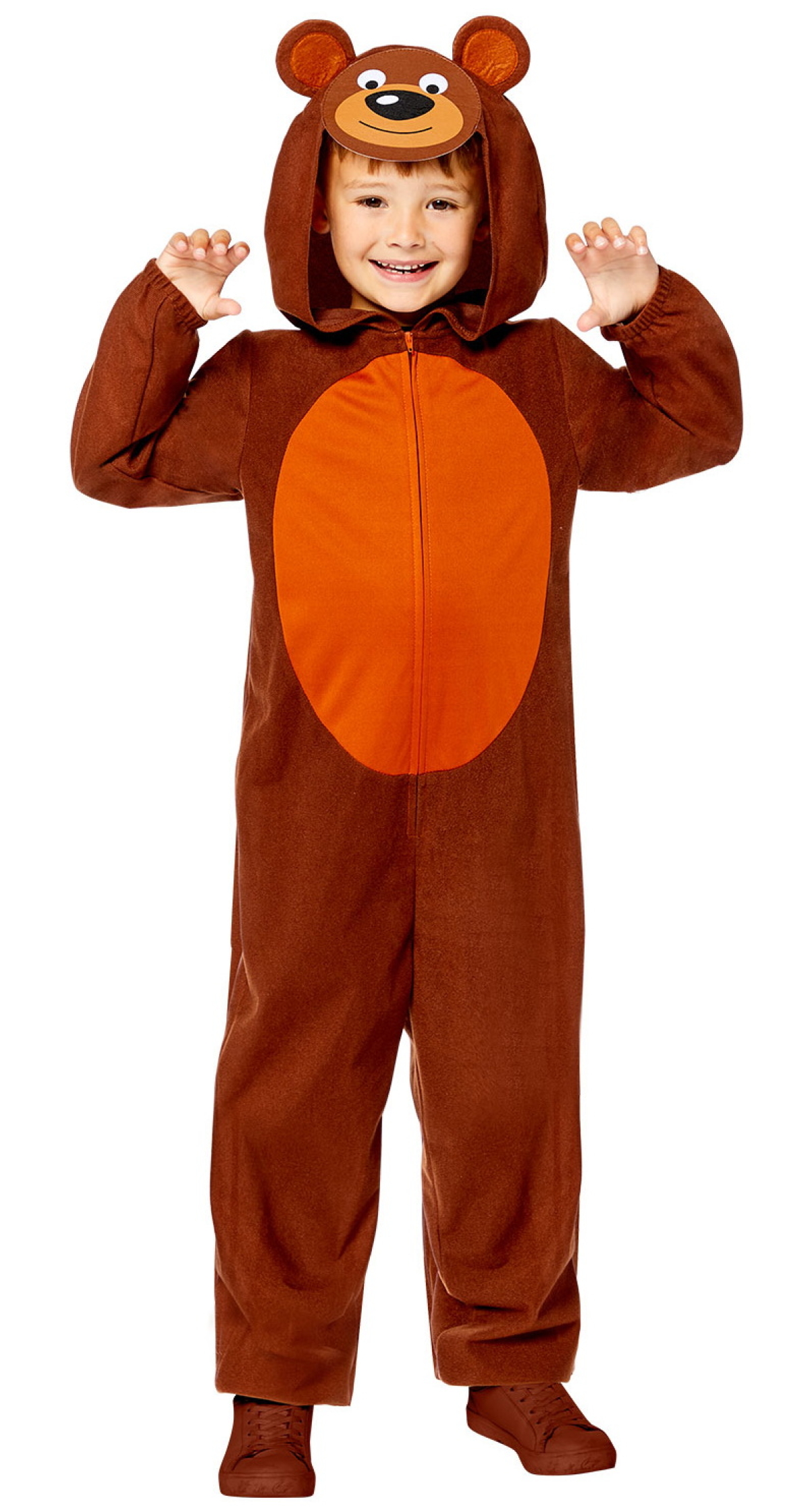 Bear Animal Onesie Child Costume - Age 10 to 12 Years
