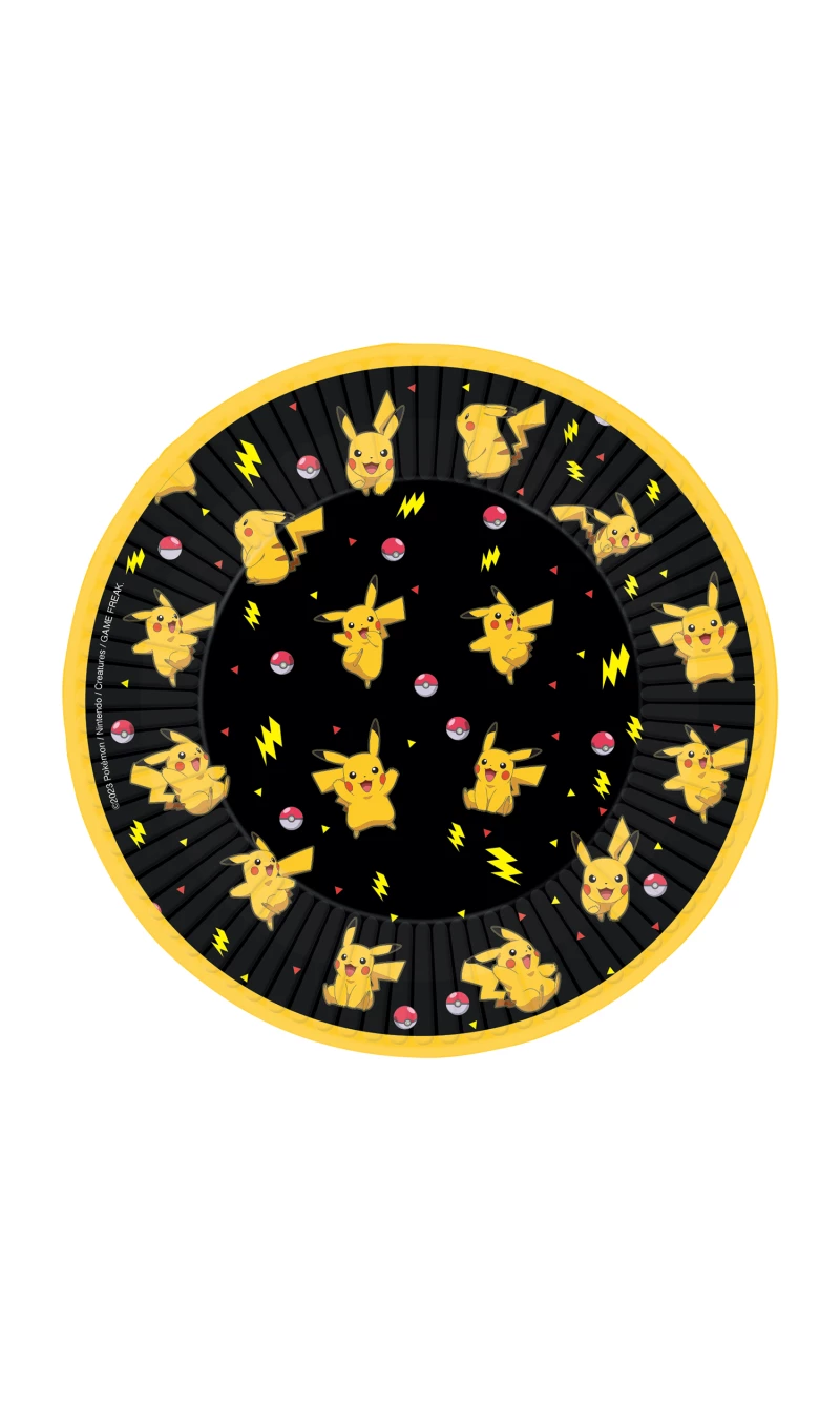 Pokemon Pikachu Paper Plates 18cm - 8pk