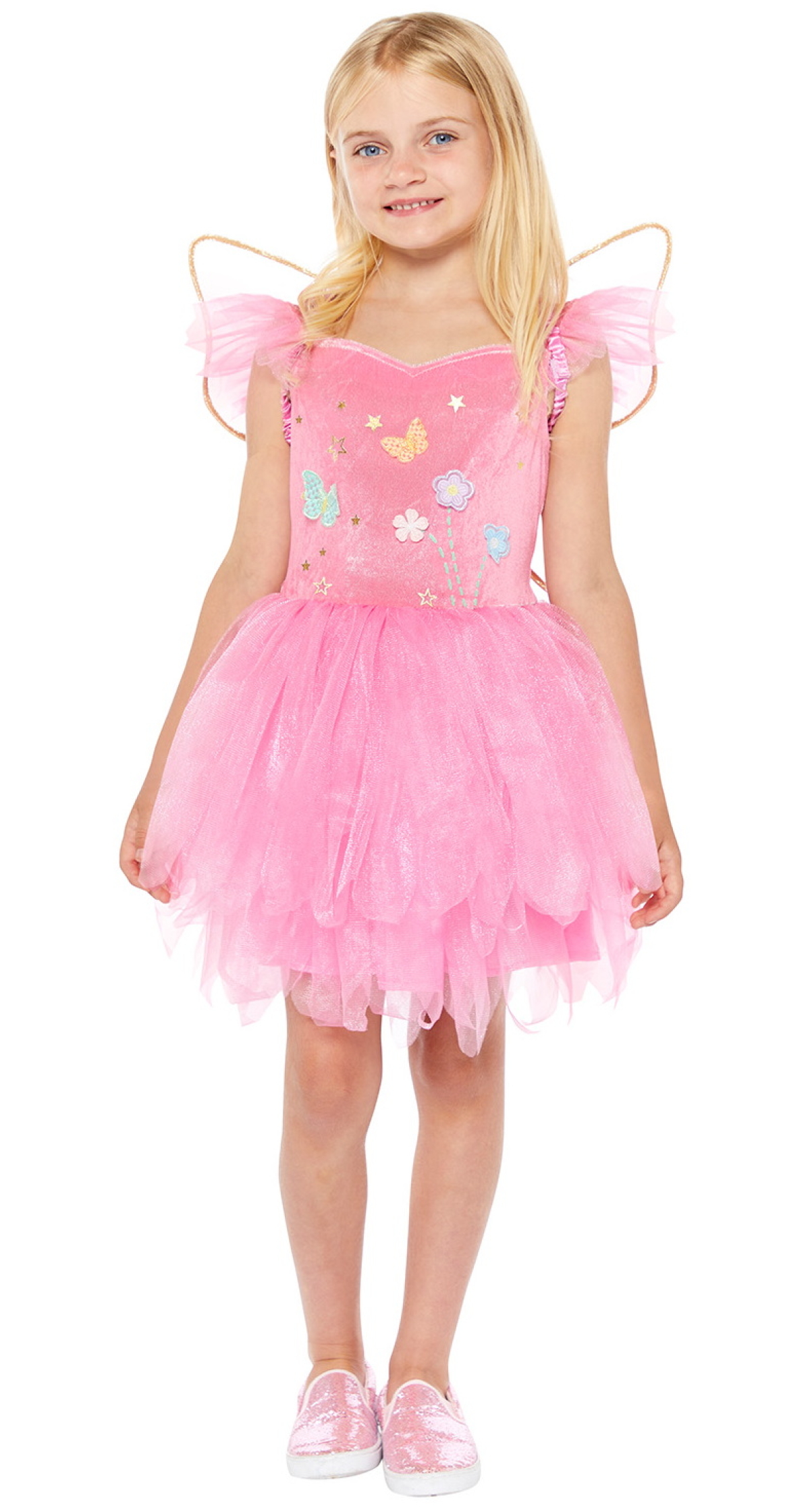 Pink Fairy Girl Costume - Age 3 to 4 Years