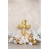 Cross Gold Foil Balloon - 103.5 x 74.5cm