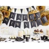 Black & Gold Cups, 260ml (1pkt / 6pc)