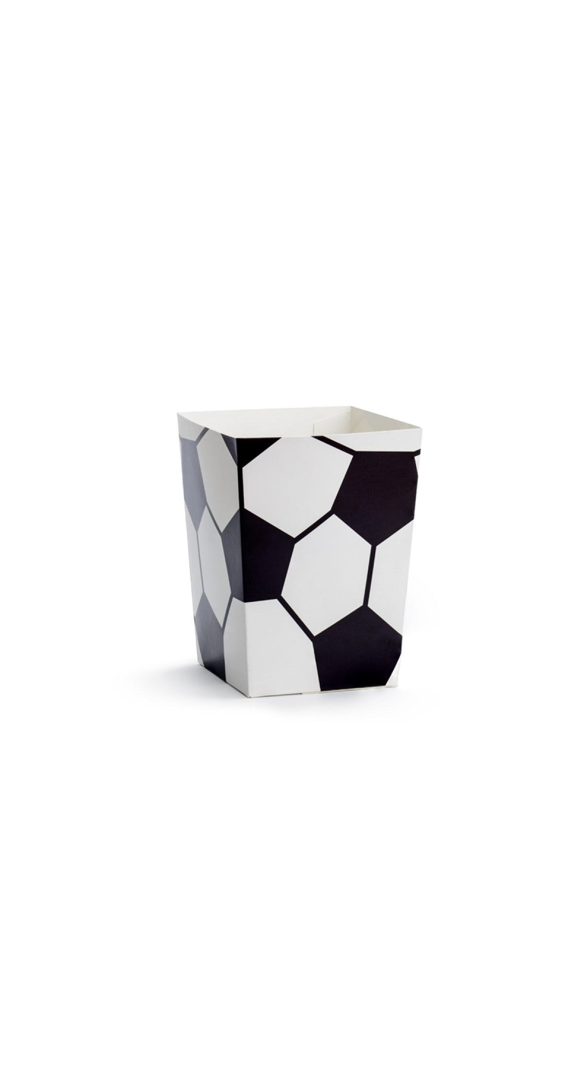 Football Popcorn Box, 7x7x12cm (1pkt / 6pc)