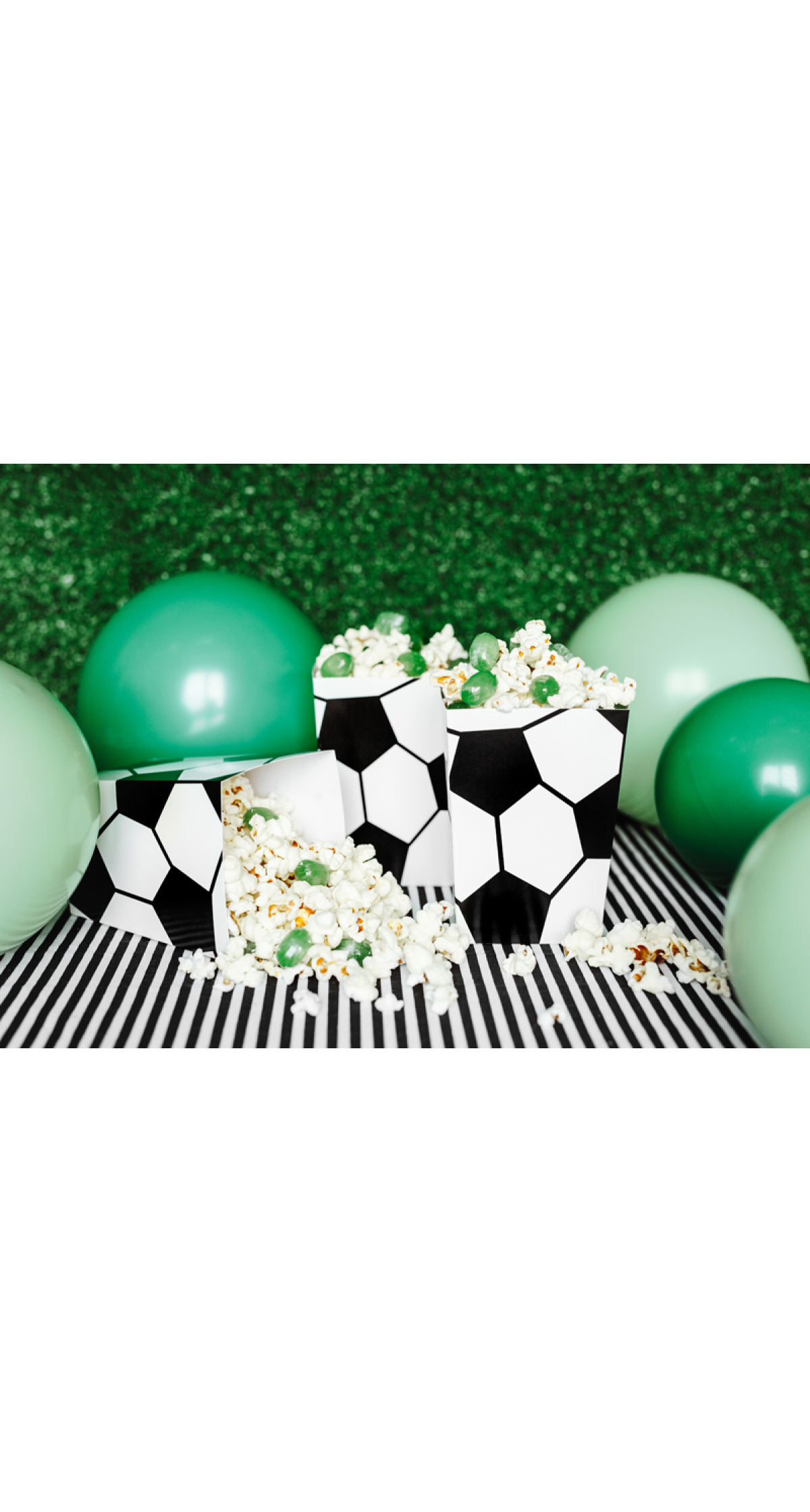Football Popcorn Box, 7x7x12cm (1pkt / 6pc)