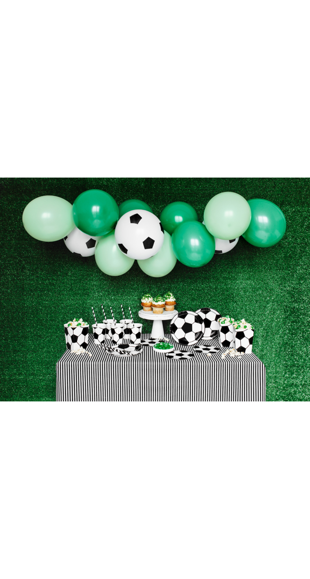 Football Popcorn Box, 7x7x12cm (1pkt / 6pc)