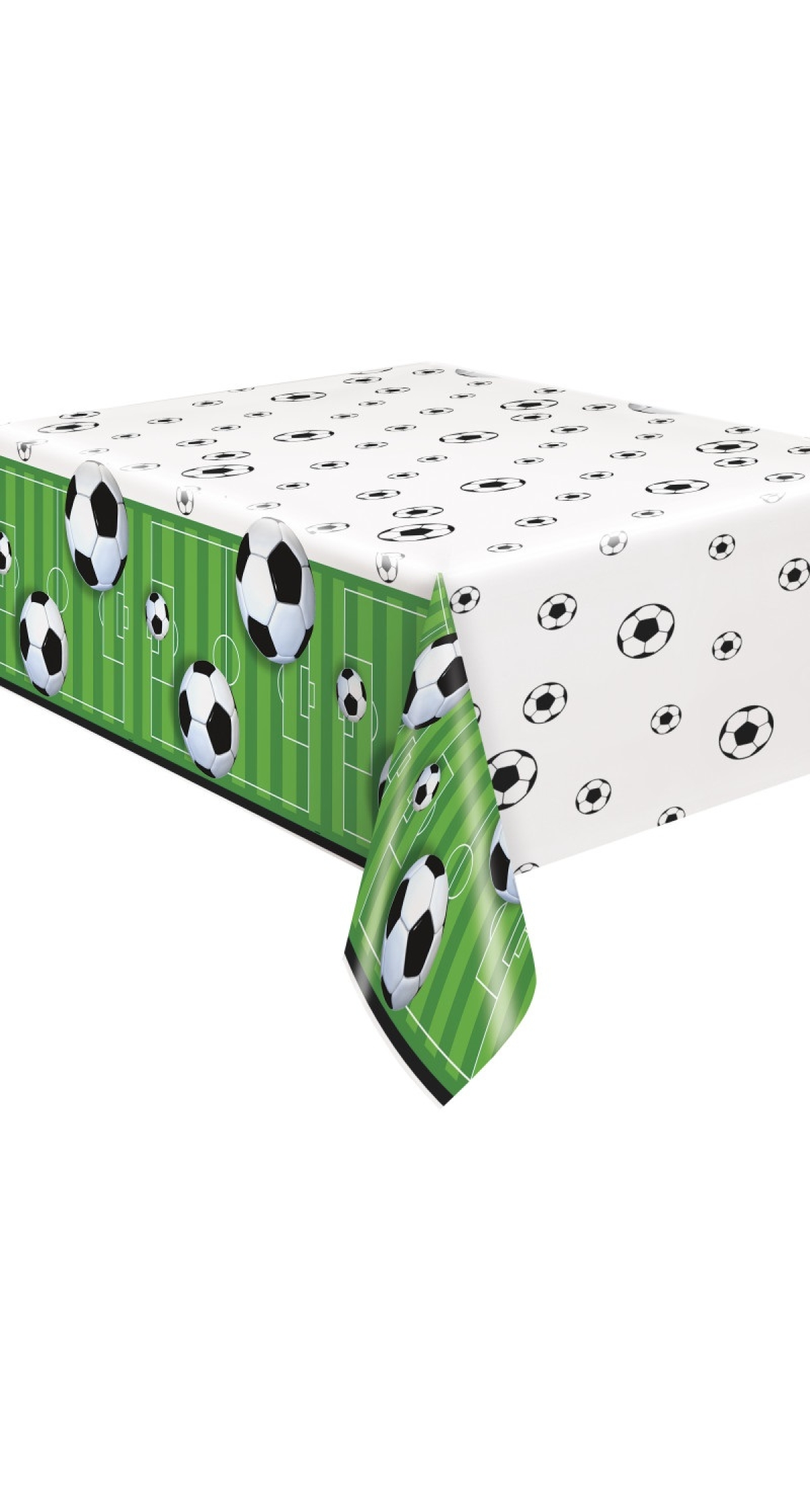 Football Rectangular Plastic Table Cover - 137 x 213cm