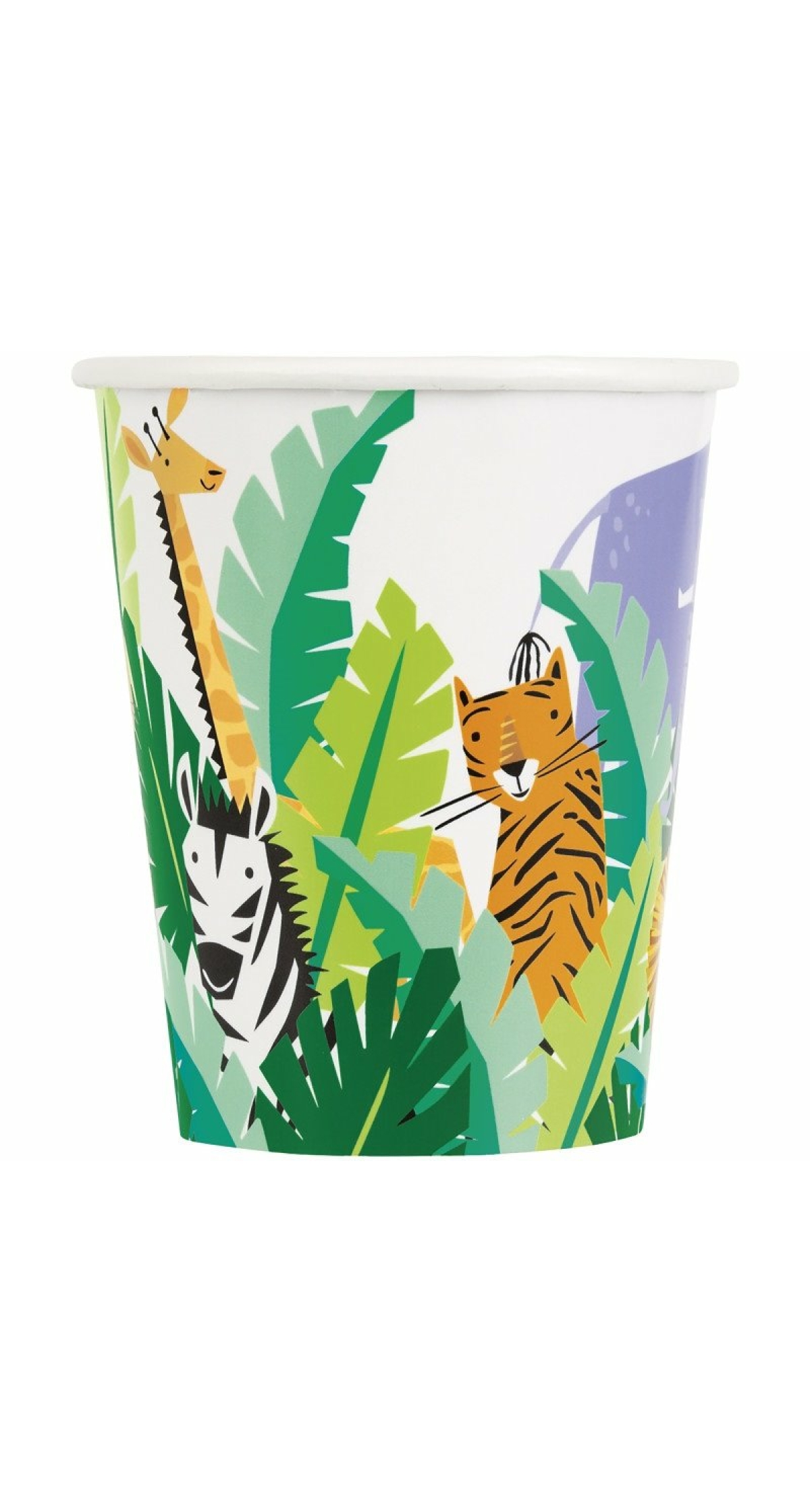 Animal Safari 266ml Party Paper Cups - 8pk