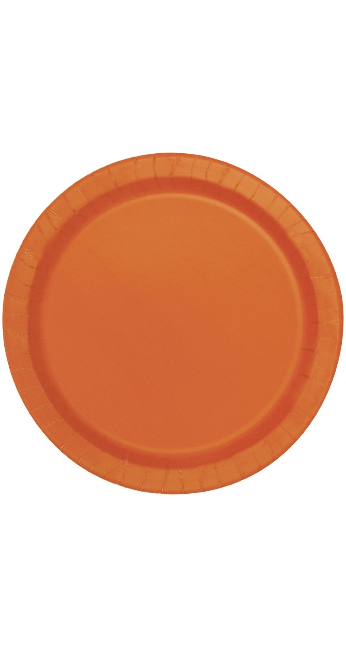 Pumpkin Orange 9 Inch Dinner Plates - 16pk