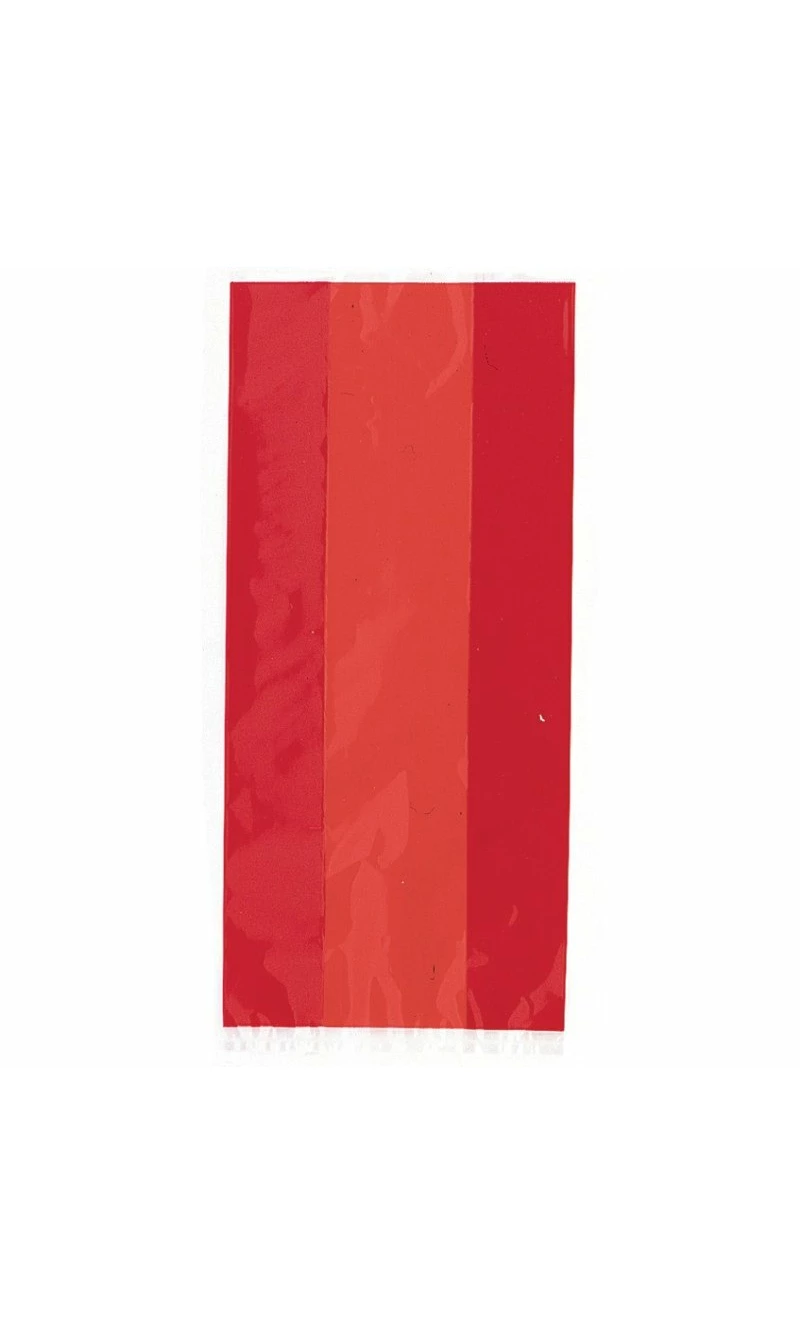 Ruby Red Cellophane Bags (12.7cm x 28cm) - 30pk