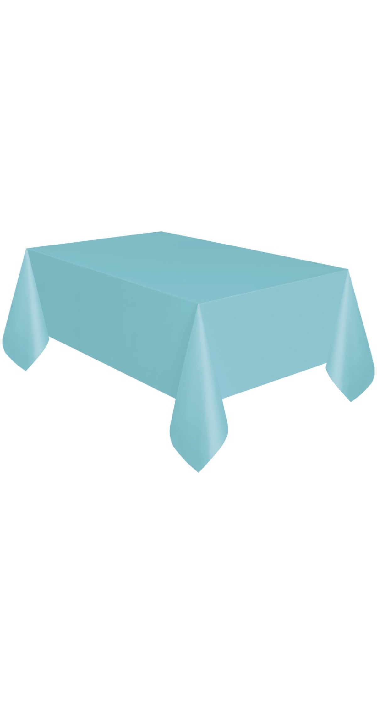 Terrific Teal Rectangular Plastic Table Cover - 137 x 274cm