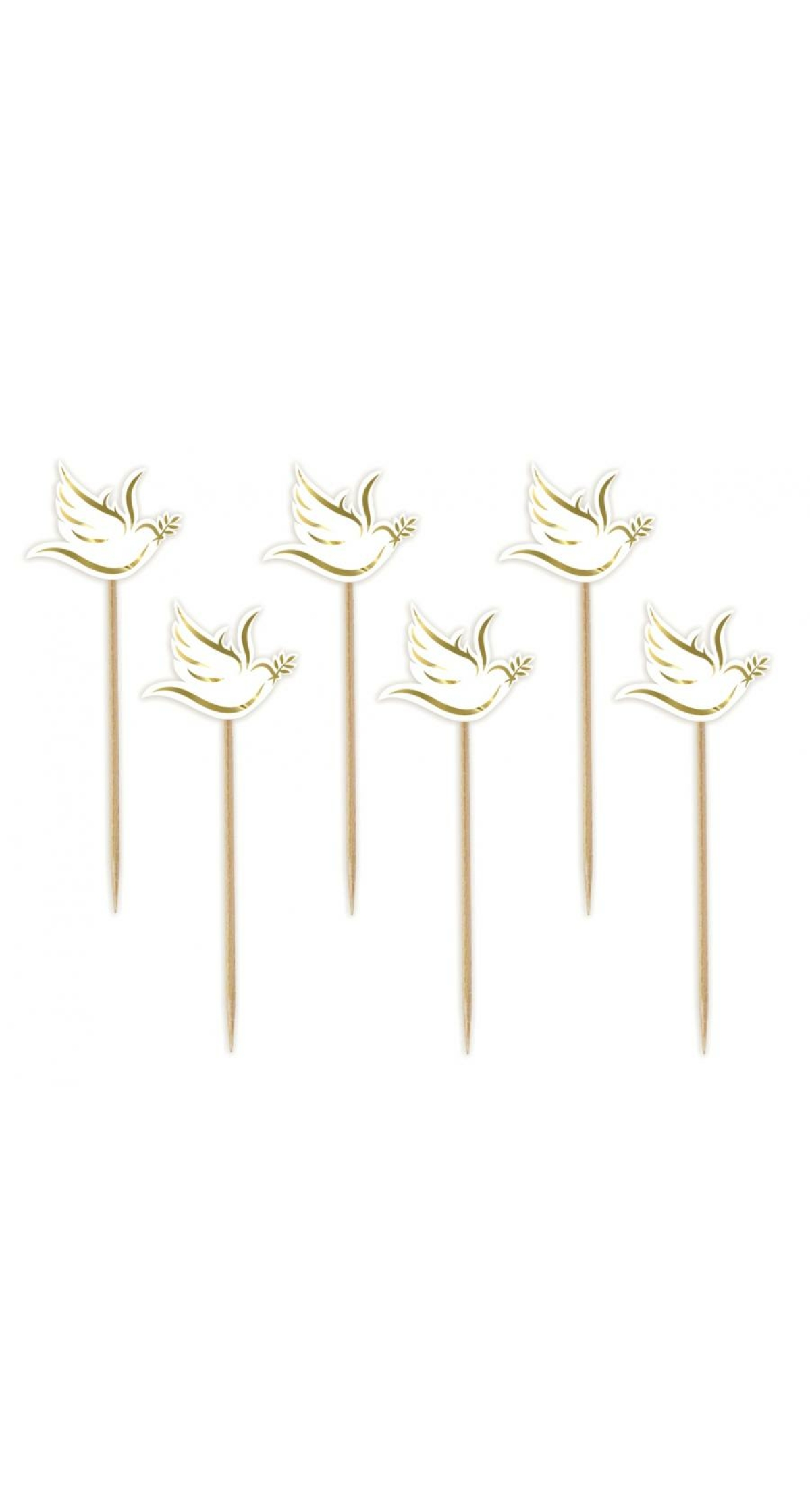 Picks Gold Dove - 6pcs