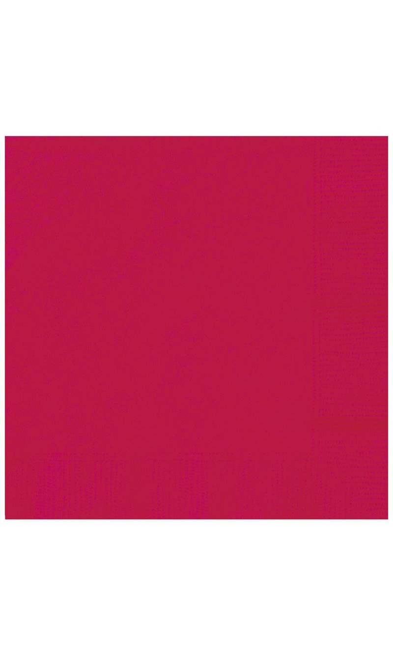 Ruby Red Luncheon Napkins - 20pk